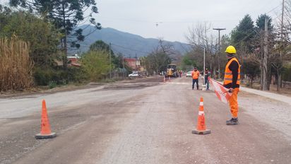 Trabajos incesantes en las obras del Plan Provincial de Repavimentación